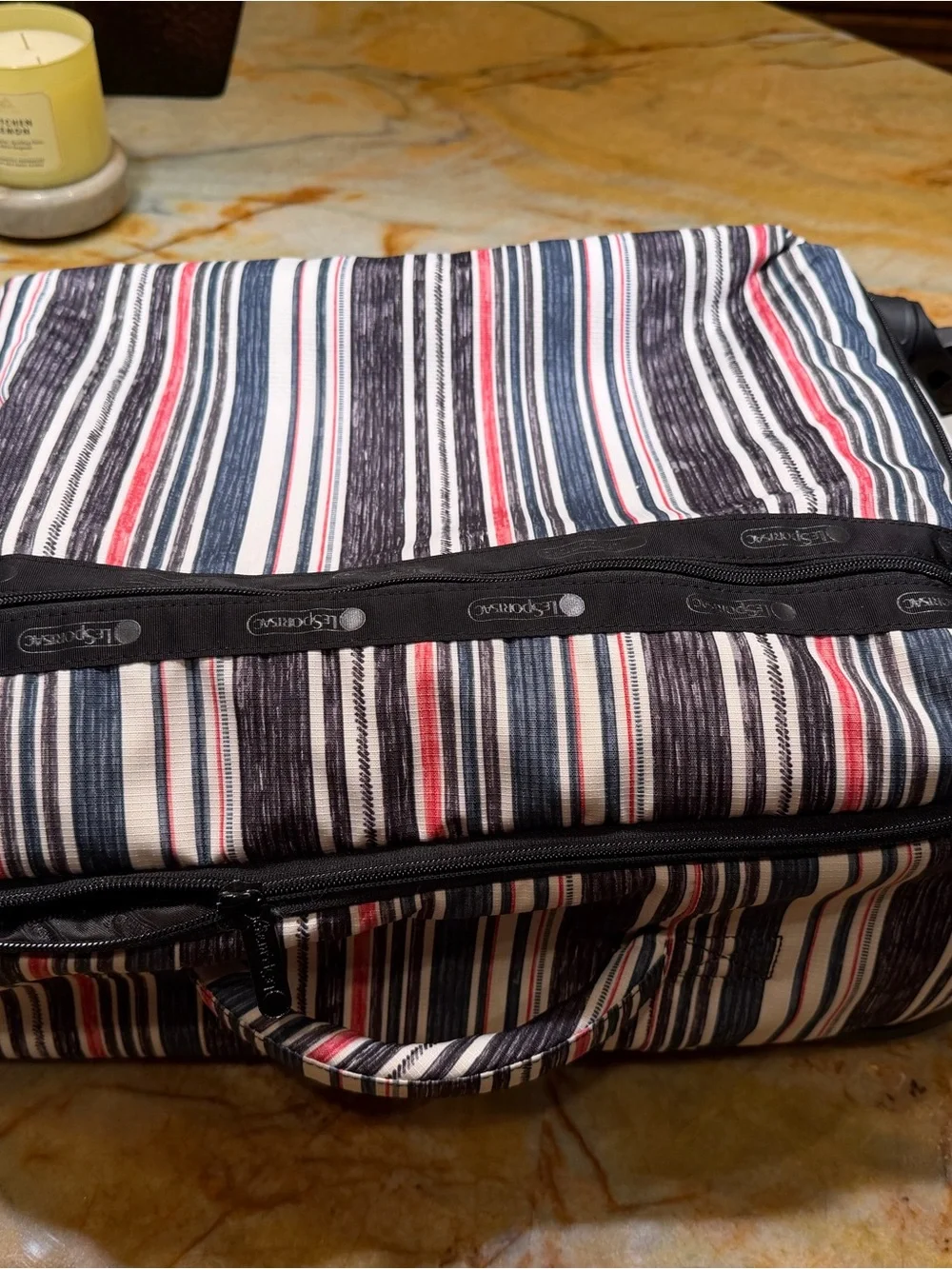 Striped Rolling Carry-On Luggage - Multicolor by LeSportsSac